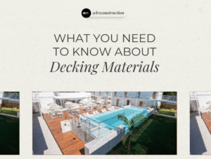 Guide on decking materials for pools